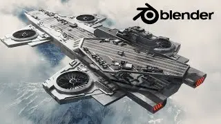 Avengers Helicarrier - Blender 3D Animation (CGI breakdown)