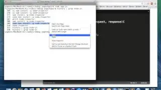 Learn to debug node.js apps with Chrome in 2 minutes.