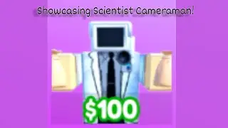 Showcasing Scientist Cameraman in Toilet Tower Defense!