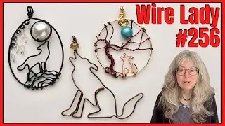 Making Howling Wolf Pendants // Wire Lady TV Ep 256 Livestream Replay