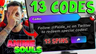 13 CODIGOS DE ANIME SOULS SIMULATOR CODES ROBLOX *FREE SPINS*