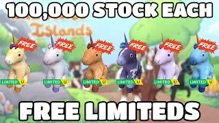 6 100,000 STOCK UNICORN FREE LIMITEDS OUT NOW!!