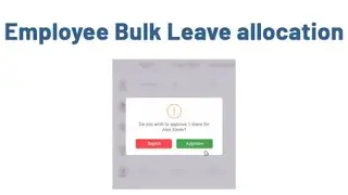 Allocate bulk leave to employees in Odoo #BulkLeaveAllocation #Leave #Allocations #odoo16