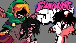 Friday Night Funkin - Roasted but Ben Drowned, Jeff & Gold Sing it *CREEPYPASTA* - FNF MODS [HARD]