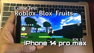 Roblox Blox Fruit on iPhone 14 Pro Max ios 17