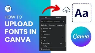 How to Upload Font In Canva | Canva Font Install | Canva Hindi Tutorials