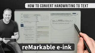 How I Convert Handwritten Notes to Text in reMarkable