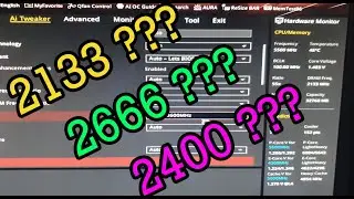 How to adjust Memory from 2133 Mhz to the speed you want