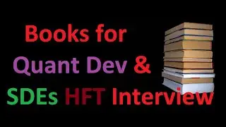 Books for Quant Developers & Software Engineers | HFT Interview