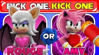 Pick One, Kick One SONIC 3 The Hedgehog 🦔🔵⚡️ | Hardest Choices Ever!