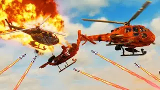 Realistic Helicopter Shootdowns & Crashes 20 😱 Teardown