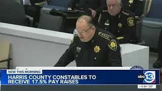 All 8 Harris County constables to receive $45,000 pay increases