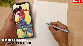 Drawing Indian Spiderman 