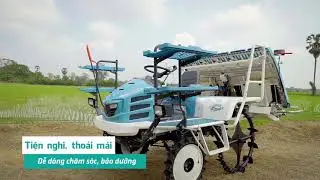 Máy cấy Kubota SPV-6CMD – Tiên phong để thành công