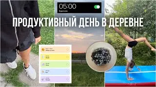 Продуктивный VLOG с деревни🏡🐓 / ранний подъём / спорт