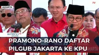 Pramono Anung-Rano Karno Daftar Pilgub DKI Jakarta 2024