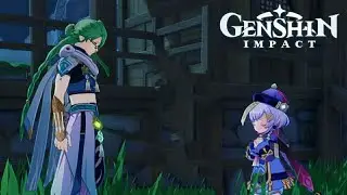 Baizhu and Qiqi (Cute Father and Daughter moment) All Language - Genshin Impact
