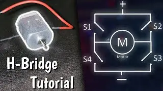 How to Make a Motor Spin Both Ways [H-Bridge Tutorial]