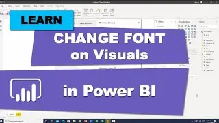 Change The Font  Across All Visuals in a Power BI