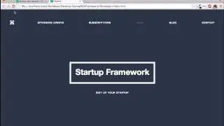 How to Start and Create Website with Startup Design Framework (B2)