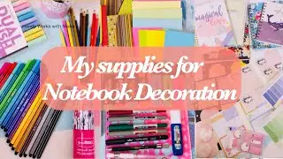 My Favorite Supplies For Notebook Decoration / Bullet Journaling / My Essentials