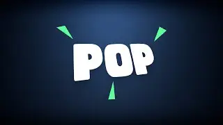 Simple Text Popping Animation Motion Graphic - Blender Tutorial