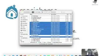 How to select a group of files or images on the Mac