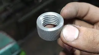 Some people know how to make double threads on manual lathe