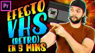 EFECTO VHS en PREMIERE PRO 2020 - Como hacer el efecto VHS (efecto retro) | Tutorial Adobe Premiere