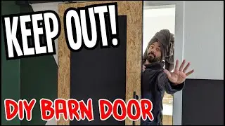 I Hate Privacy, So I Made a DIY OSB Barn Door