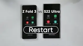 Crazy RESTART Battle: Galaxy S22 Ultra vs Z Fold 3 🥵🥵🥵