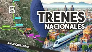 ¡El REGRESO de los TRENES de PASAJEROS en MÉXICO! Conoce las 4 NUEVAS líneas | Video Informativo