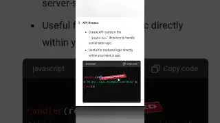 API Route with next.js - Backend API integration with your app development #api #route
