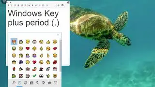 Windows 10 Emoji Keyboard Shortcut