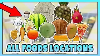 HOW TO GET ALL 58 FOODS SKINS (All Foods Locations) In Secret Staycation | ROBLOX Secret Staycation