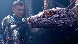 Atreus Gives Birth To His Son World Serpent Jormungandr Scene God of War Ragnarok (PS5) 2022