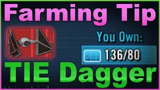 TIE Dagger Farming TIP -- what's better, hard or normal nodes? -- SWGOH