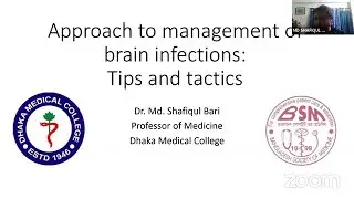 Approach to Brain Infection Mx by Prof. Dr. Md. Shafiqul Bari sir