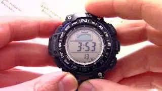 Часы Casio Outgear SGW-1000-1A [SGW-1000-1AER] - Инструкция, как настроить от PresidentWatches.Ru