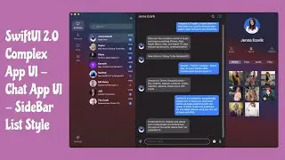 SwiftUI 2.0 Complex App UI - Chat App UI - macOS Tutorials - SwiftUI Tutorials