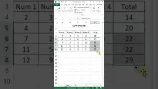 Sum in Excel #short #exceltips #microsoft #education  #excelsum #excelfunction