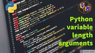 Python variable length arguments