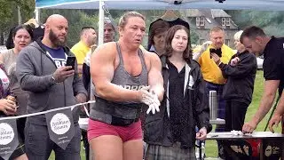 World's Strongest Woman Donna Moore sets new record for Ardblair Stones Challenge in Scotland 2019