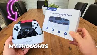 NEWDERY PS5 Controller Charging Station, Dual PS5 Charger Station Fast Charging Dock for PS5 Review