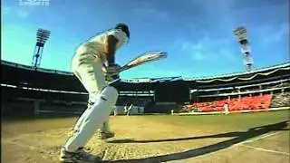 Shane Warne violates VVS Laxman -  off stump rooted