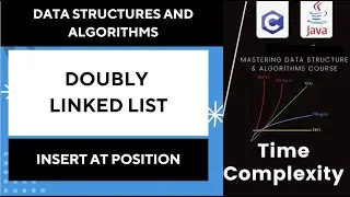 Insert a New Node at Given Position of Doubly Linked List