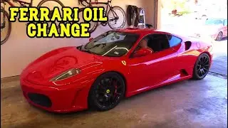 How to change the oil in a Ferrari F430