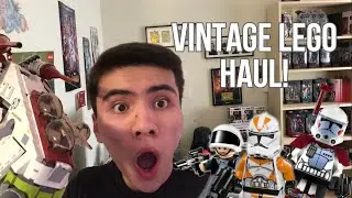 RARE VINTAGE LEGO STAR WARS HAUL! REPUBLIC GUNSHIP AND MORE!