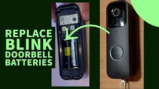 How to unmount Blink Doorbell & replace batteries