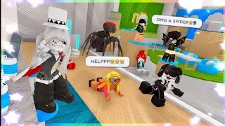 MM2 FUNNY MOMENTS‼️😱 (HUGE SPIDER ATTACK 🕷️)